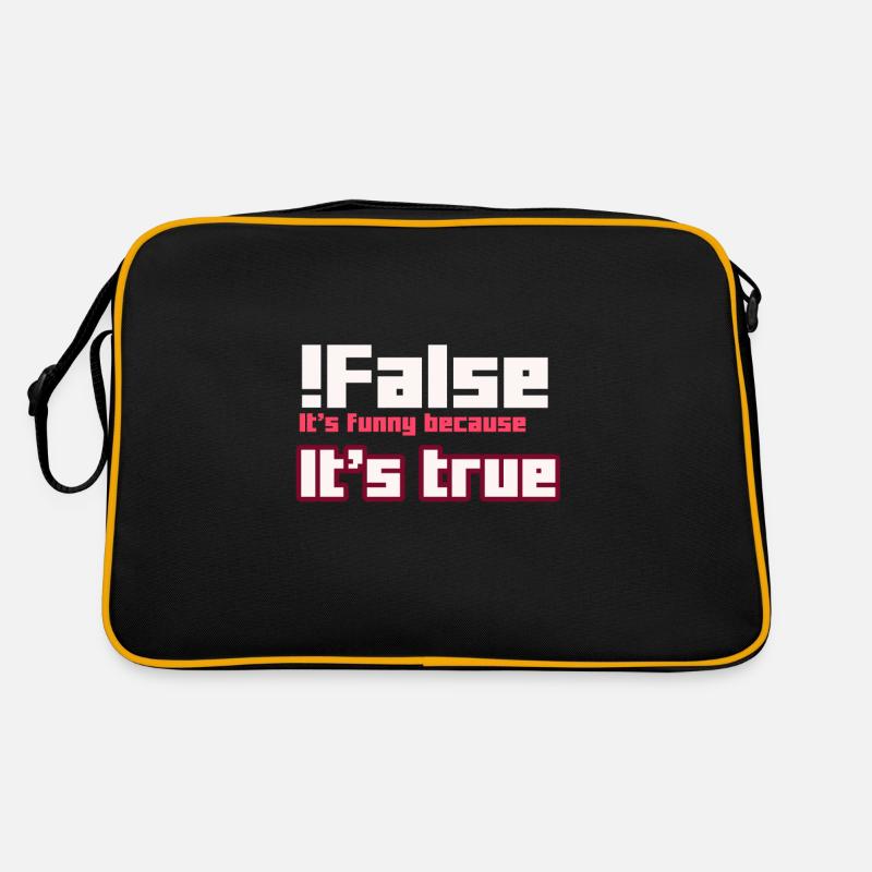 Faux C'est drôle parce que c'est vrai Sac Retro