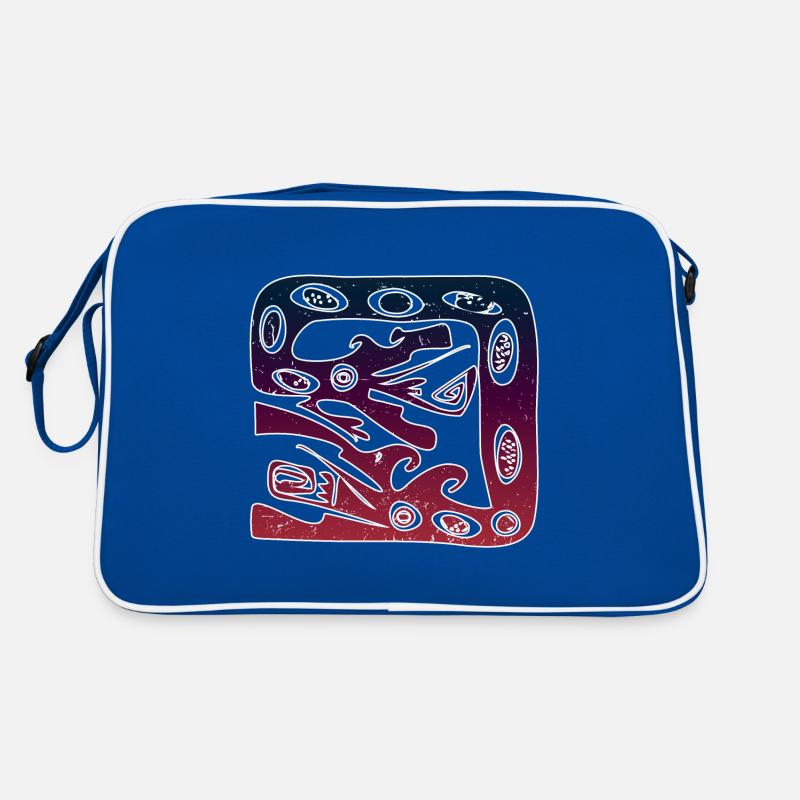 Double Dragon Aborigène Australie Down Under Sac Retro
