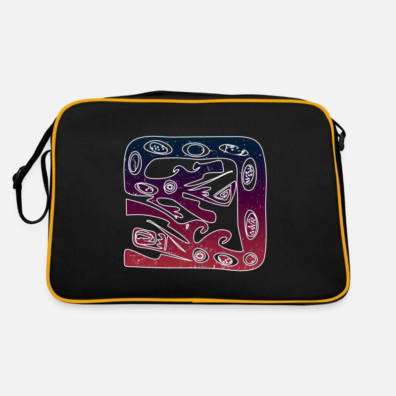 Double Dragon Aboriginal Austrialien Down Under Retro Tasche