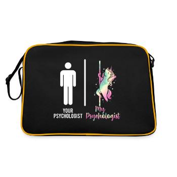 Psychologie psychologue thérapeute cadeau psyché - Sac Retro - noir/or - Dos