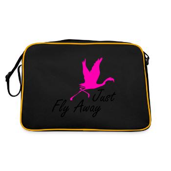 Flamingos Flamingo - Sac Retro - noir/or - Dos