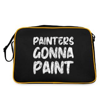 Painters Gonna Paint - Sac Retro - noir/or - Dos