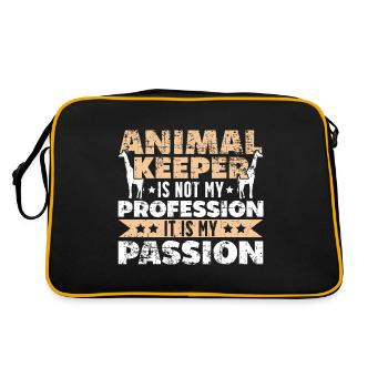 Animal de la passion - Sac Retro - noir/or - Dos