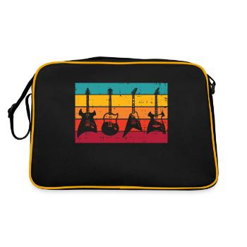 Guitar Retro - Retro Bag - black/gold - Back
