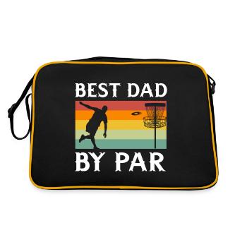 Disc Golf Frisbee Golf Ultimate Frisbee Retro Disc - Sac Retro - noir/or - Dos