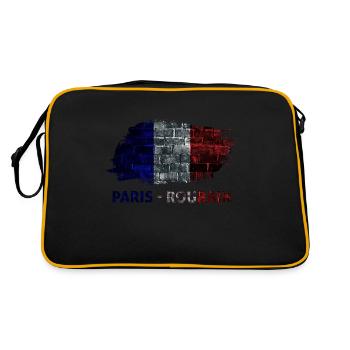 Paris-Roubaix THE HELL OF THE NORTH Paris Roubaix - Retro Bag - black/gold - Back