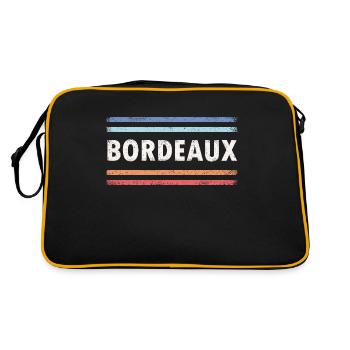 Bordeaux - Sac Retro - noir/or - Dos