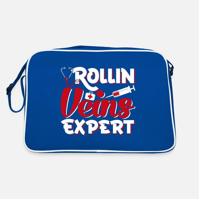 Rollin Veins Expert Phlebotomist Phlebotomy Retro Tasche
