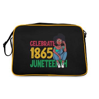 Juneteenth - Sac Retro - noir/or - Dos