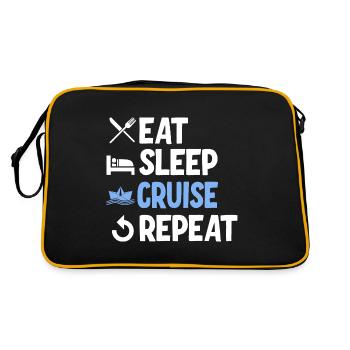 Family Cruise - Retro Bag - black/gold - Back