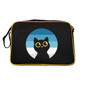Chat Rétro - Sac Retro - noir/or - Dos