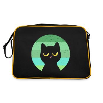 Chat Rétro - Sac Retro - noir/or - Dos
