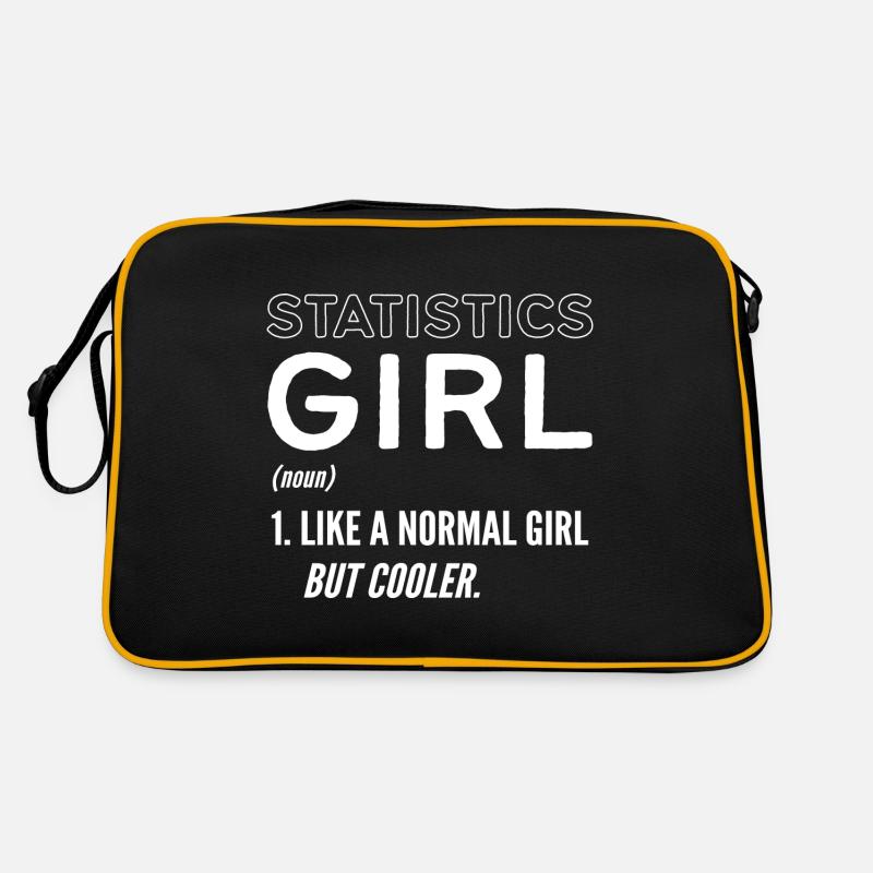 Cadeau de chercheuse en statistiques Sac Retro