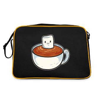 Marshmallow Man Motorhome Poison - Retro Bag - black/gold - Back