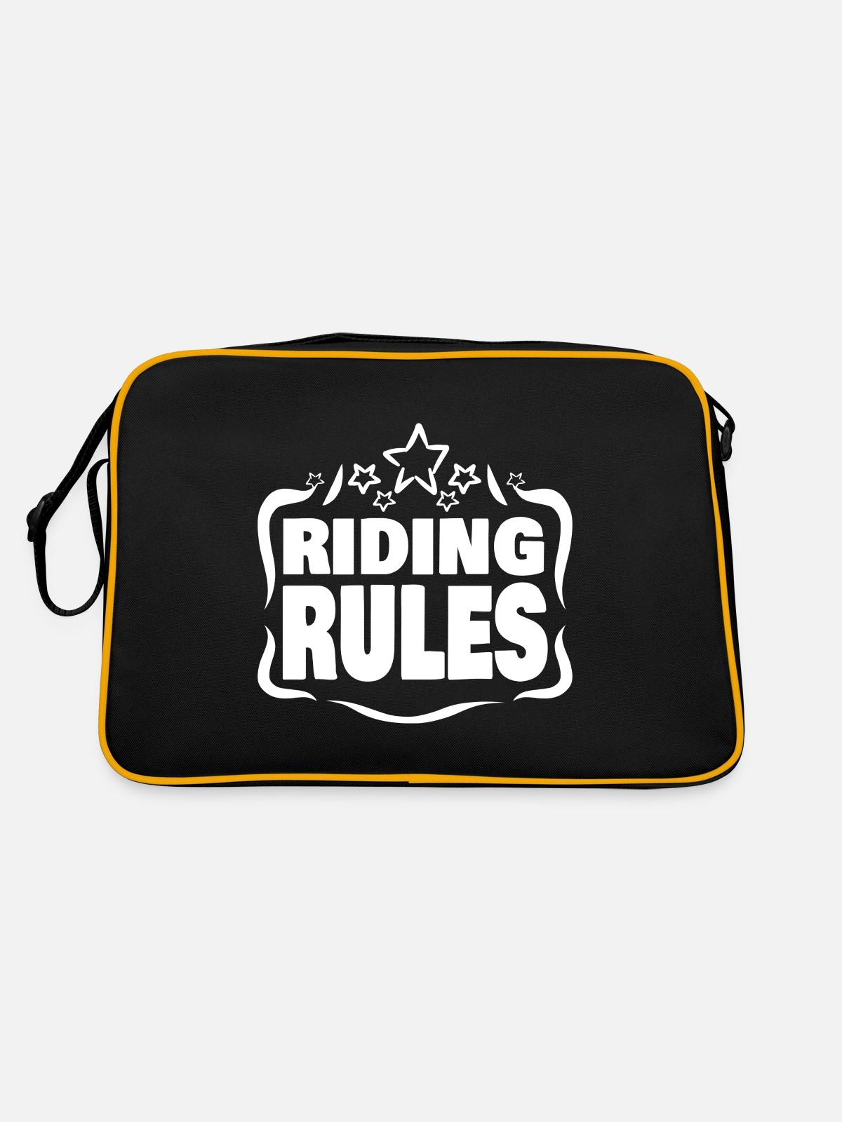 Ride - Retro Bag - black/gold - Back
