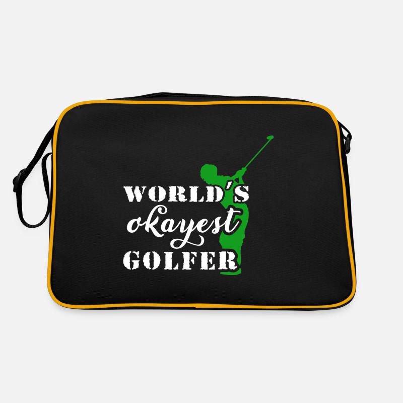 Golf Geschenk Witz Golfspieler Golfer Retro Tasche