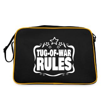 Perfect because tug of war tug-of-war Rules - Retro Bag - black/gold - Back