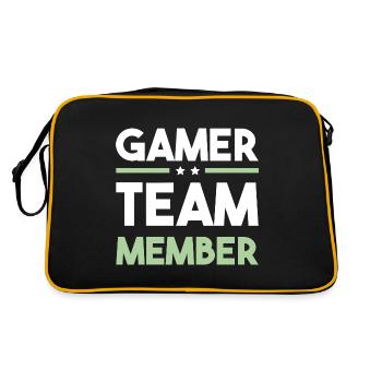 Équipe de joueurs - Sac Retro - noir/or - Dos