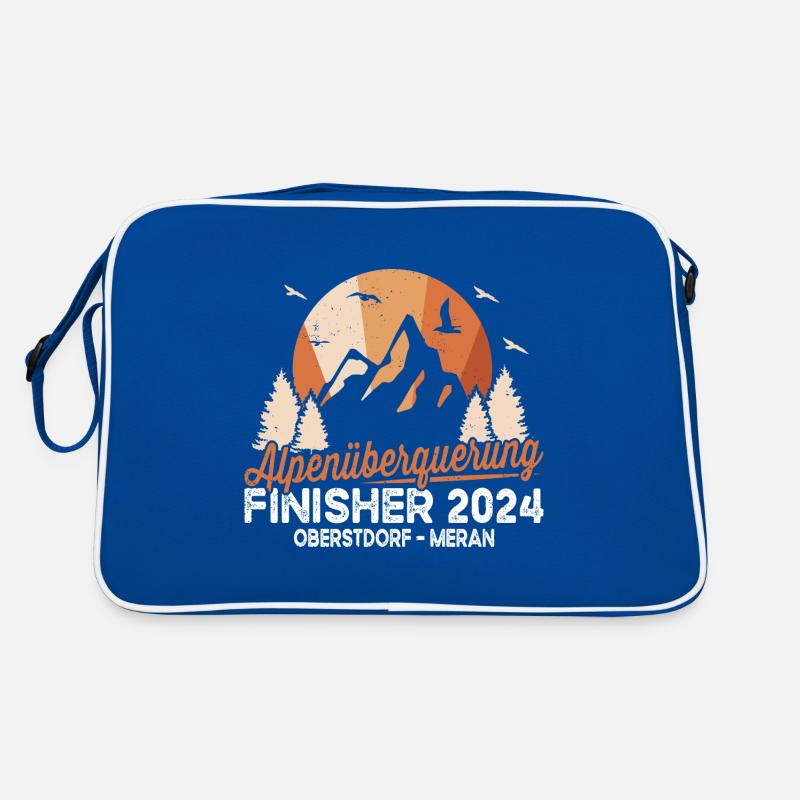 Alpenüberquerung 2024 Oberstdorf Meran Retro Tasche