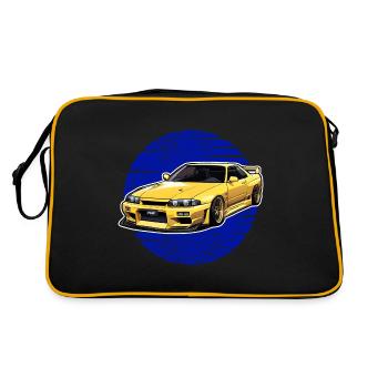 Jdm Halloween edition / Tuning Mechanic Costume - Retro Bag - black/gold - Back