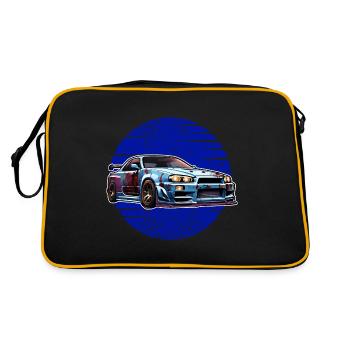Jdm / Tuning / Turbocharger / Rims / Chiptuning - Retro Bag - black/gold - Back