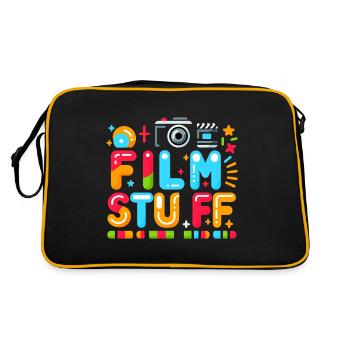 I Film Stuff 11 - Retro Tasche - Schwarz/Gold - Hinten