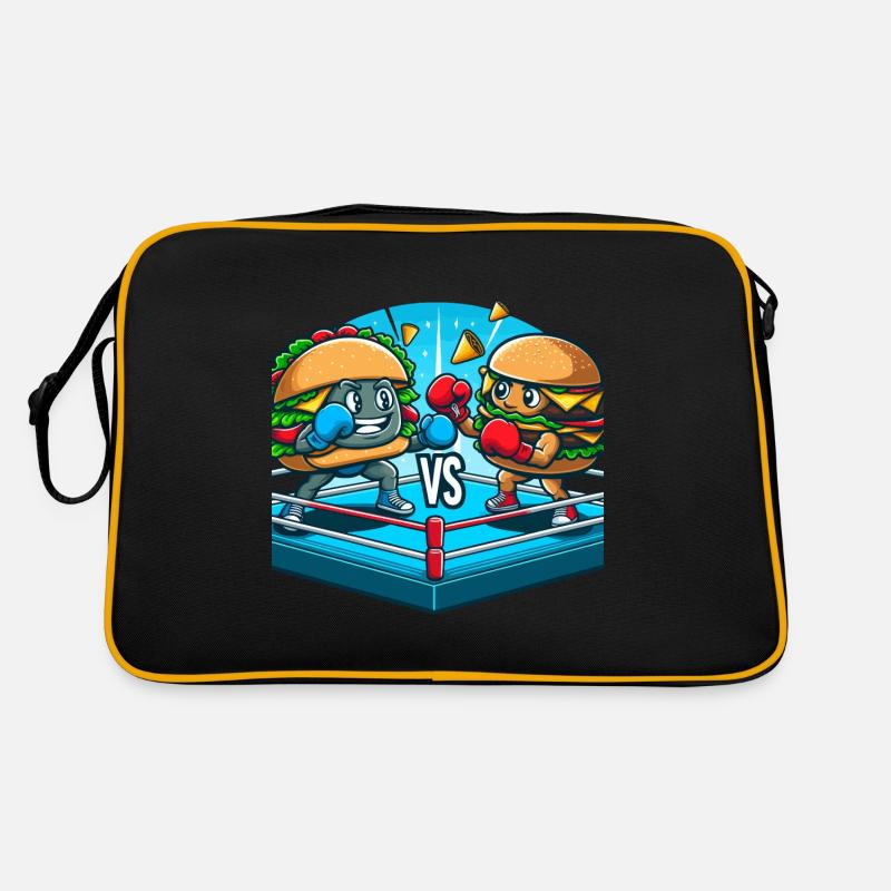 Boxing Hamburger Retro Bag
