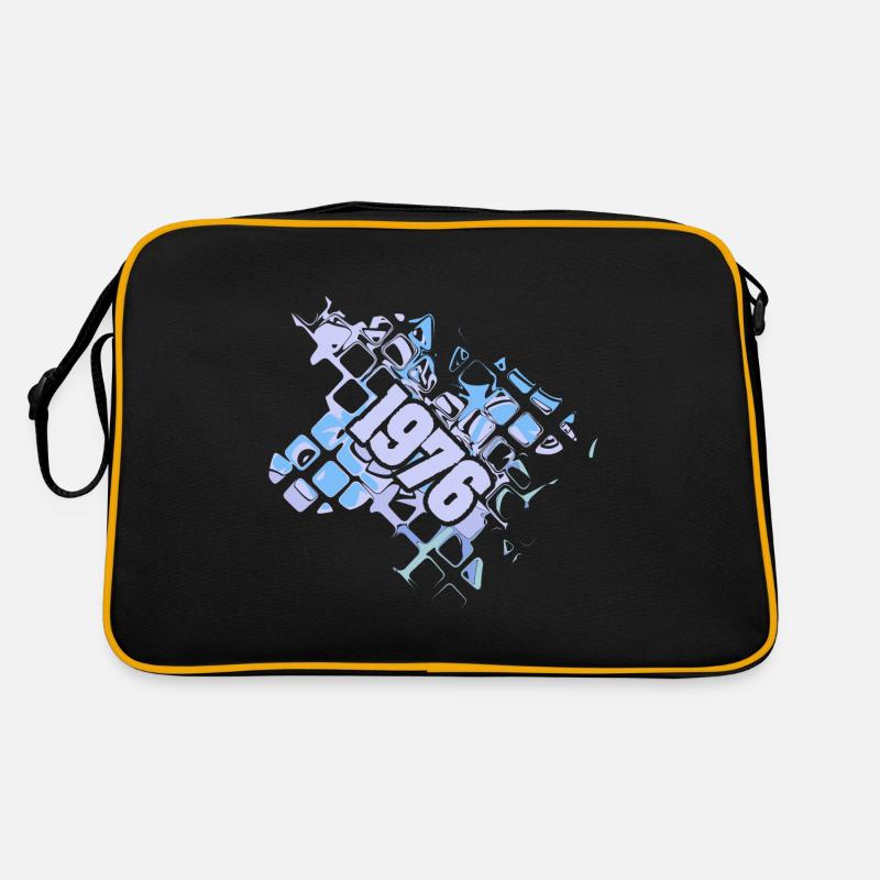 Nerd 1976 - Retro Tasche - Schwarz/Gold
