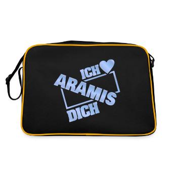 Cadeau pour Aramis - Sac Retro - noir/or - Dos