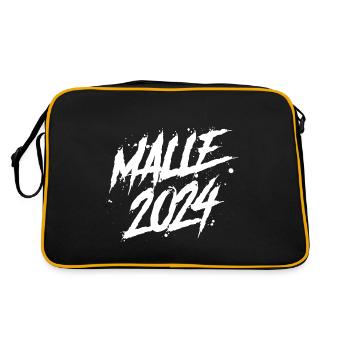 L’équipe des Fêtes Malle 2024 - Sac Retro - noir/or - Dos