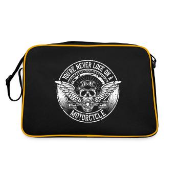 Never Lose Vintage Motorcycle Club Enthusiast - Retro Bag - black/gold - Back