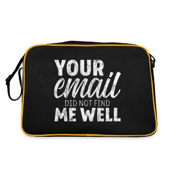 Votre e-mail ne m’a pas trouvé bien 7 - Sac Retro - noir/or - Dos