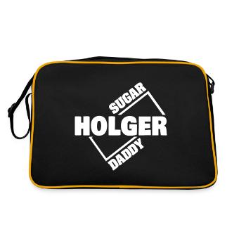 Holger - Sac Retro - noir/or - Dos