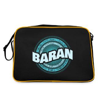 Idée cadeau Baran - Sac Retro - noir/or - Dos