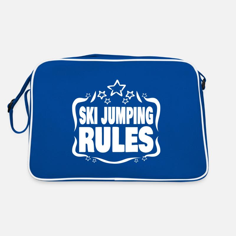 Ski Ski Jumping Retro Bag