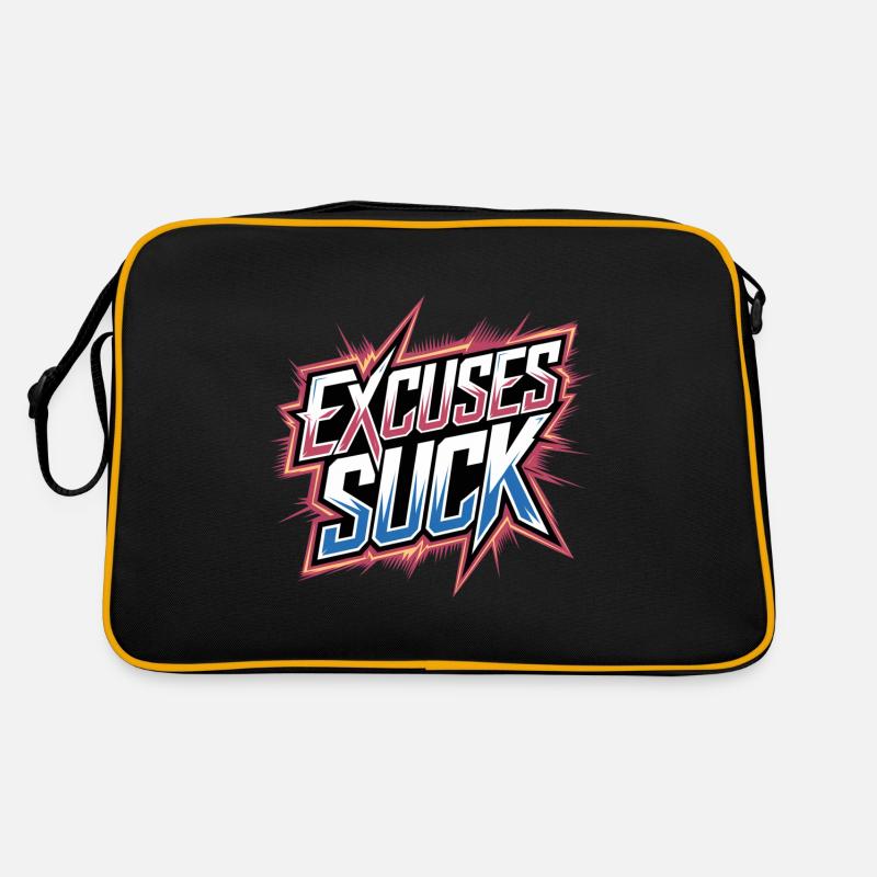 Excuses Suck 13 Retro Tasche