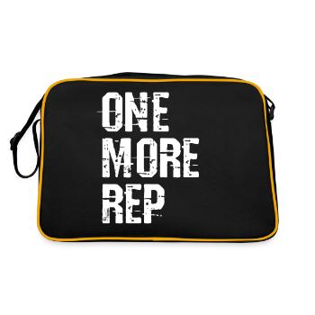 OneMoreRep - Sac Retro - noir/or - Dos