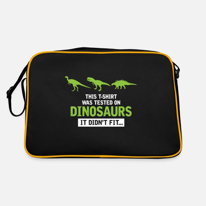 Dinosaurier dick fetter Dino Geschenk dick Diät Retro Tasche