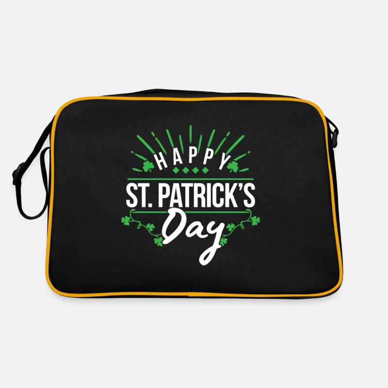 Saint Patricks Day Geschenk Irland Rock Bier Retro Tasche