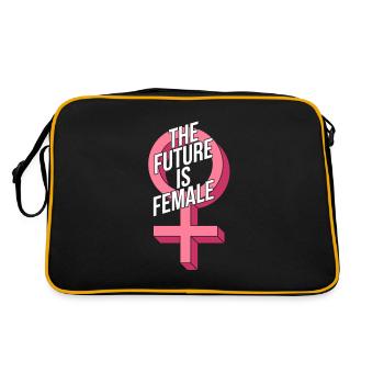 L'avenir sera la révolution féminine Feminist - Sac Retro - noir/or - Dos