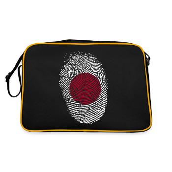 Japon - Sac Retro - noir/or - Dos