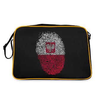 Pologne - Sac Retro - noir/or - Dos