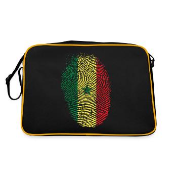 Senegal - Retro Bag - black/gold - Back