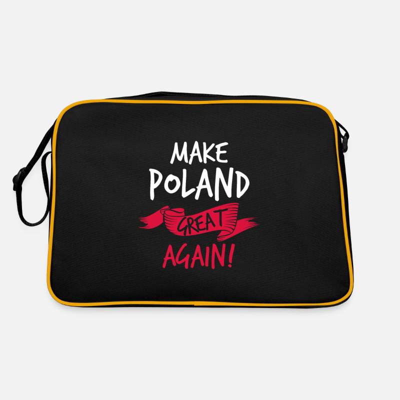 Make Poland Great Again colored Retro Tasche