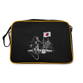 Japan - Retro Tasche - Schwarz/Gold - Hinten