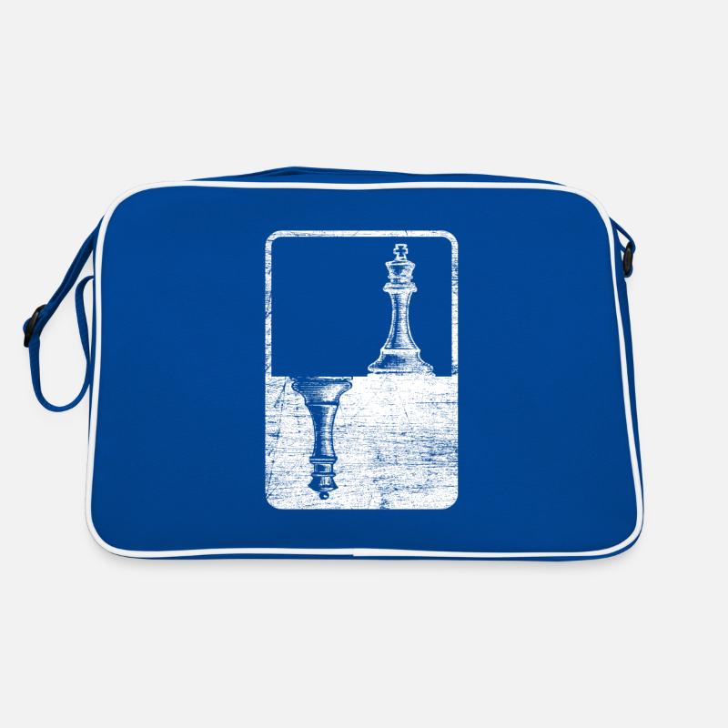 Schach Bauer Läufer Springer Geschenk Idee Nerds Retro Tasche