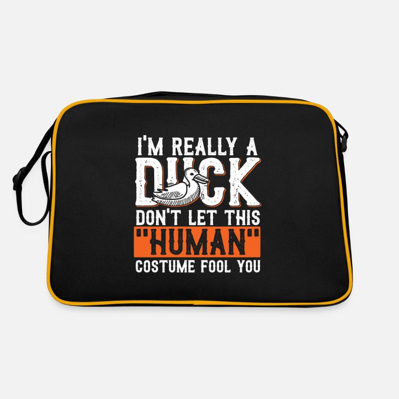 Déguisement de carnaval de canard cadeau d'Halloween Sac Retro