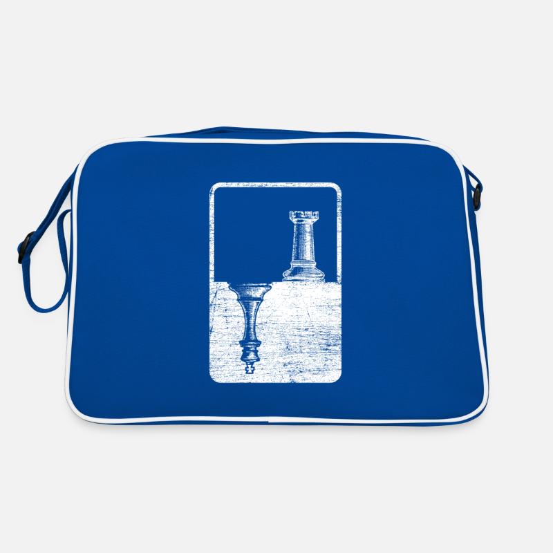 Tower King Chess Piece Chess Strategy Gift Retro Bag