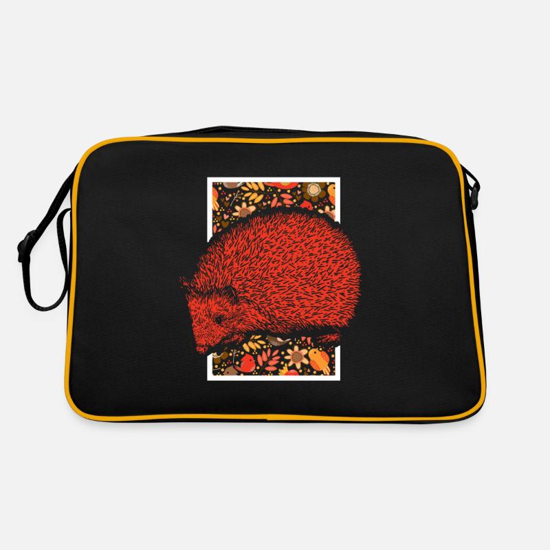 Hedgehog sting prickly nature animal gift Retro Bag