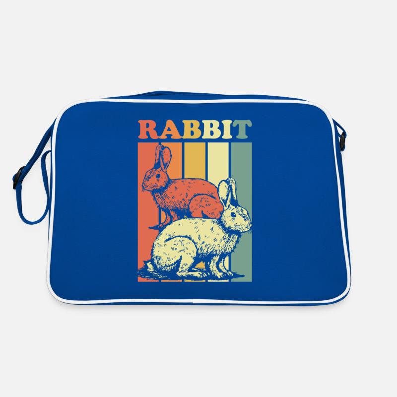 Bunny ear pop art gift easter animal bounce fun Retro Bag